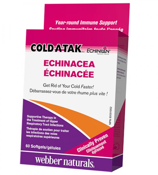 Webber Naturals Cold-A-Tak Echinacea 60 капс