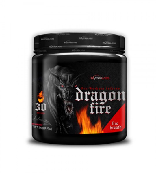 Invitro Labs Dragon Fire Preworkout 30 serv DMAA 240 грамм