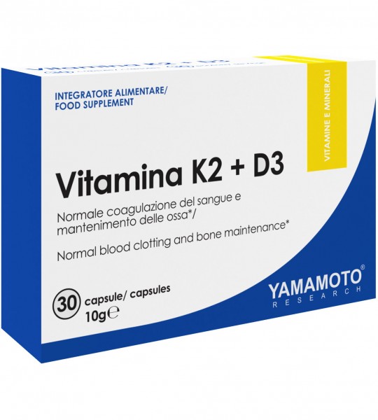 Yamamoto Vitamin K2 + D3  30 капс
