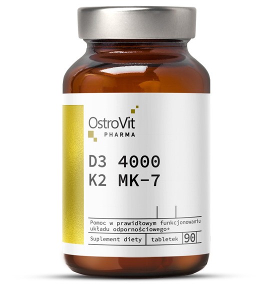 OstroVit Pharma D3 4000 K2 MK7 90 табл