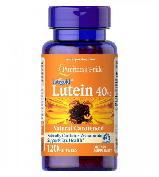 Puritan's Pride Lutigold Lutein 40 мг (120 капс)