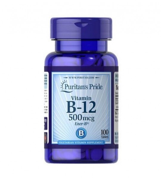 Puritan's Pride Vitamin B-12 500 mcg 100 табл