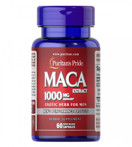 Puritan's Pride Maca Extract 1000 мг (60 капс)