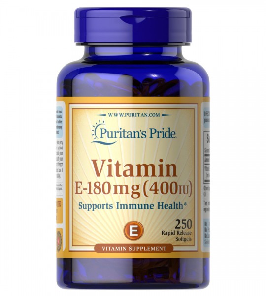 Puritan's Pride Vitamin E-400 IU (250 капс)