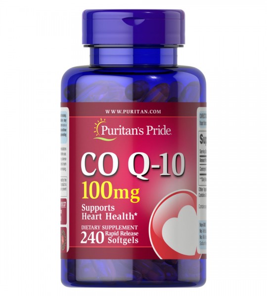 Puritan's Pride Q-SORB™ Co Q-10 100 мг 240 капс