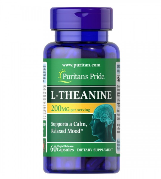 Puritan's Pride L-Theanine 200 мг (60 капс)