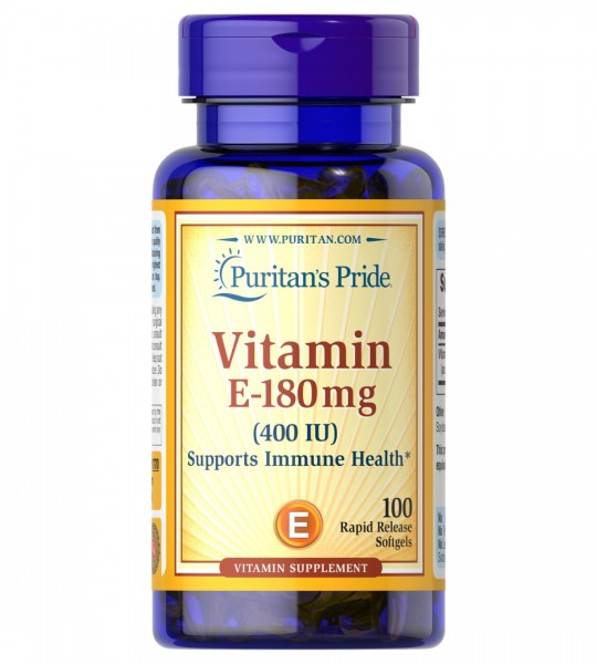Puritan's Pride Vitamin E-180 мг 400 IU (100 капс)