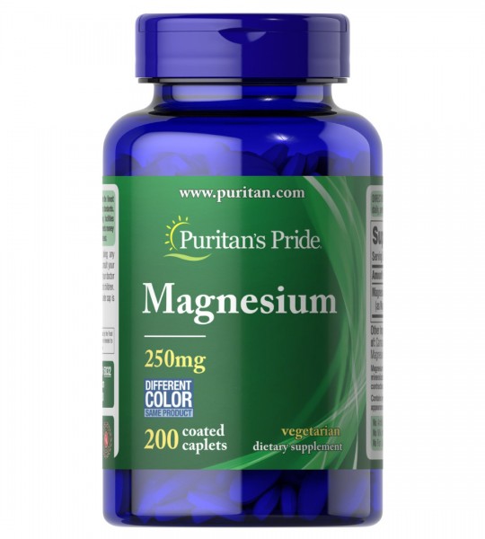 Puritan's Pride Magnesium 250 мг (200 табл)