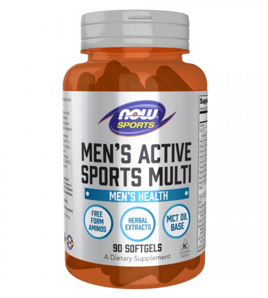 NOW Sports Men`s Active Sports Multi Softgels (90 капс)
