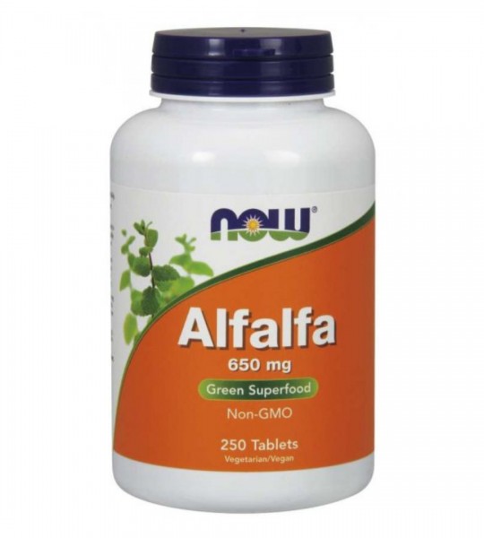 NOW Alfalfa 650 mg (250 табл)