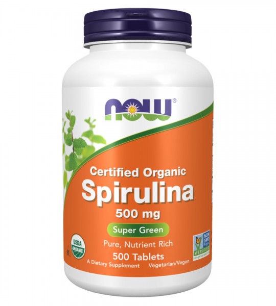 NOW Spirulina 500 мг 500 табл