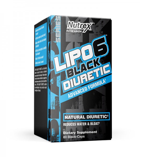 Nutrex Research Lipo 6 Black Diuretic 80 капс