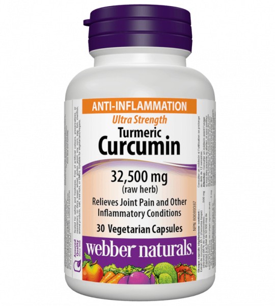 Webber Naturals Turmeric Curcumine 32 500 мг 60 капс
