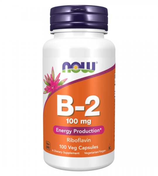 NOW Vitamin B-2 100 мг 100 капс
