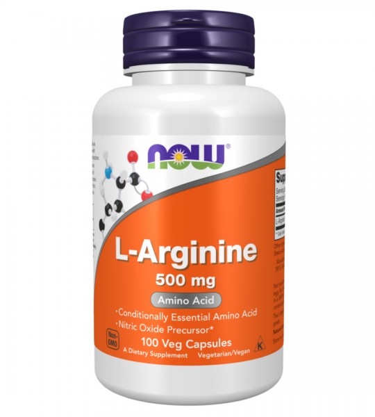 NOW L-Arginine 500 мг 100 капс