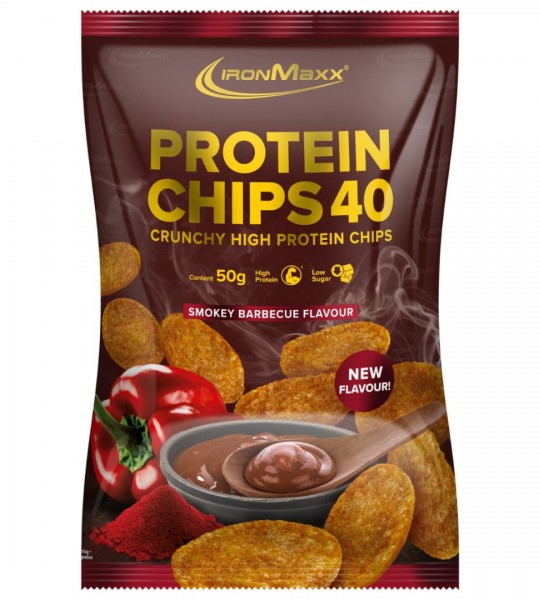 IronMaxx Protein Chips 40 Crynchy Hight Chips 50 грамм