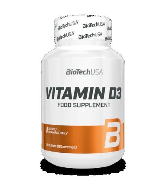 BioTech (USA) Vitamin D3 120 табл