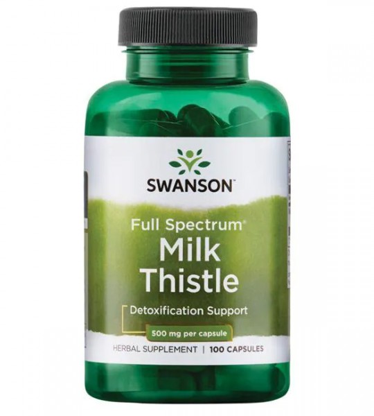 Swanson Milk Thistle 500 мг (100 капс)