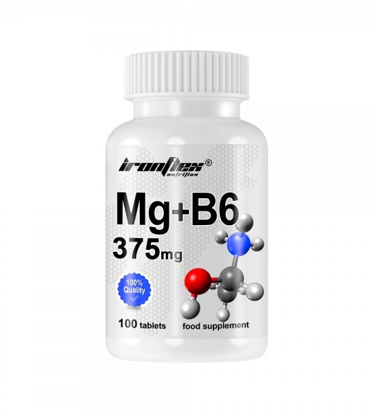 IronFlex Mg+B6 375 / 2 mg (100 табл)