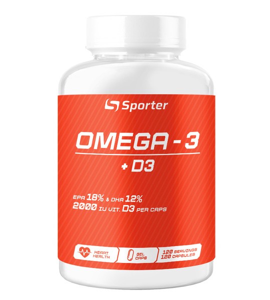 Sporter Omega-3 +D3 120 капс