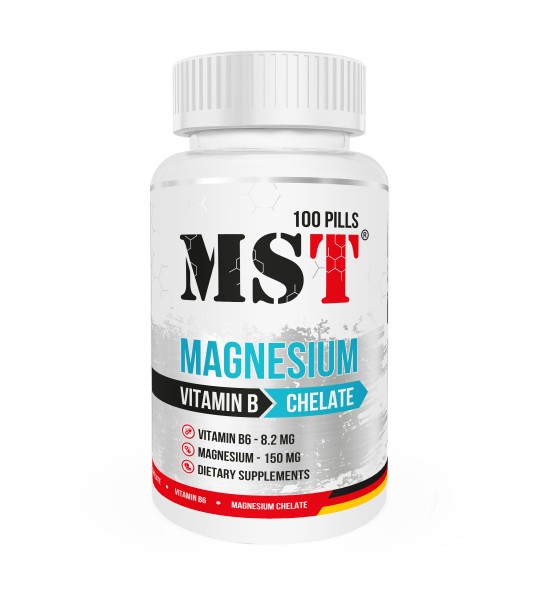 MST Magnesium Chelate + B6 100 табл