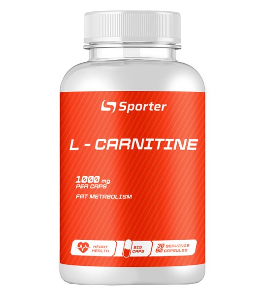 Sporter L-Carnitine 1000 мг 60 капс
