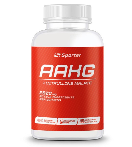 Sporter AAKG + Citrulline Malate 120 капс