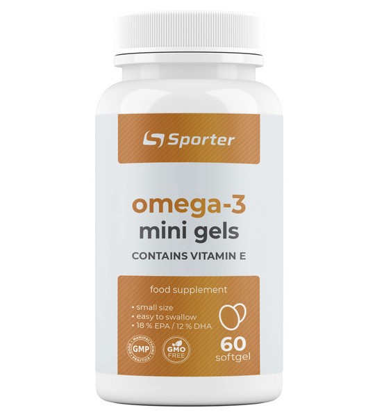 Sporter Omega-3 500 мг plus Vit E 60 капс
