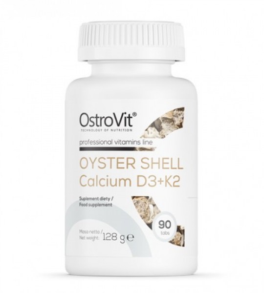 OstroVit Oyster Shell Calcium D3 + K2 90 табл