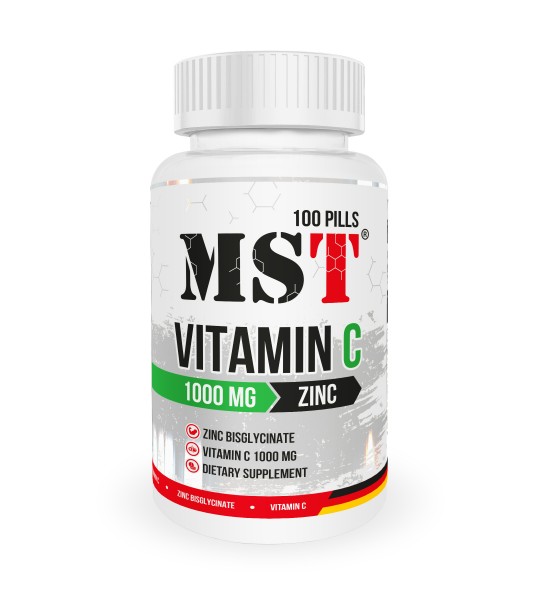 MST Vitamin C 1000 + Zinc Chelate 100 табл