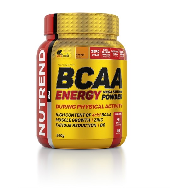 Nutrend BCAA Energy Mega Strong Powder 500 грамм