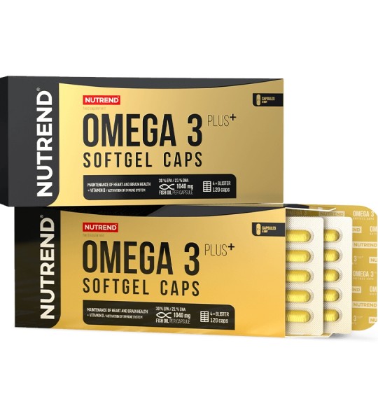 Nutrend Omega 3 Plus Softgel Caps 120 капс