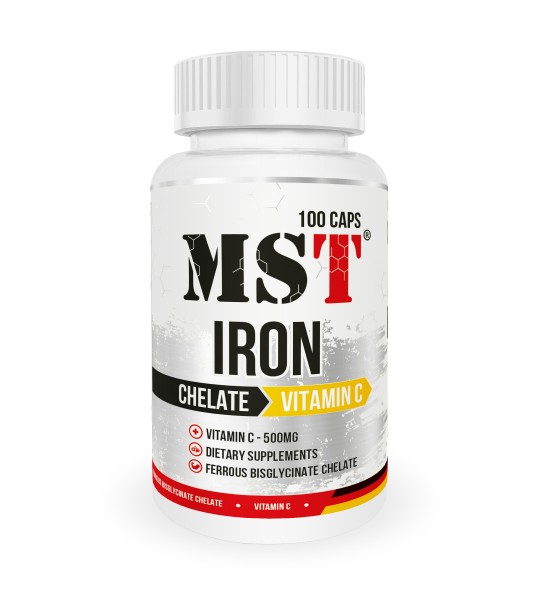 MST Iron Chelate + Vitamin C 100 капс
