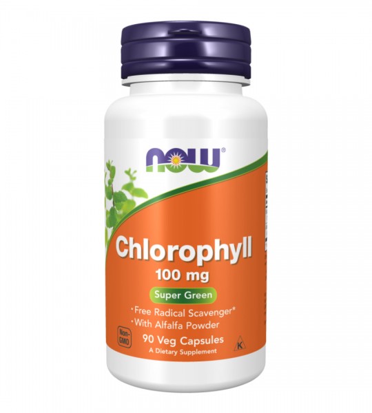 NOW Chlorophyll 100 мг Veg Caps 90 капс