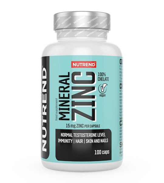 Nutrend Mineral Zinc 100 % Chelate 100 капс
