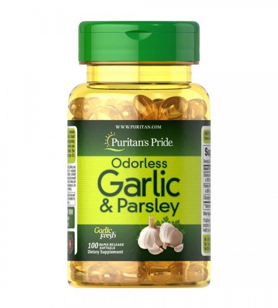 Puritan's Pride Odorless Garlic & Parsley 100 капс
