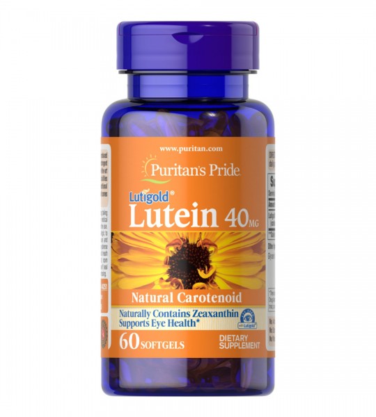 Puritan's Pride Lutigold Lutein 40 мг (60 капс)