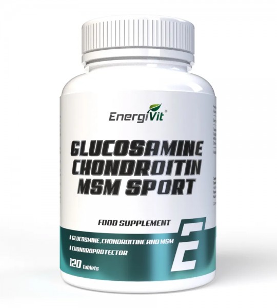 EnergiVit Glucosamine Chondroitin MSM Sport 120 табл