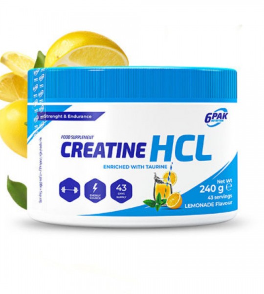 6PAK Nutrition Creatine HCL 240 грам