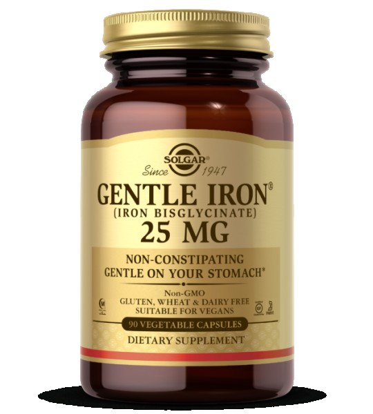 Solgar Gentle Iron 25 мг Veg Caps 90 капс