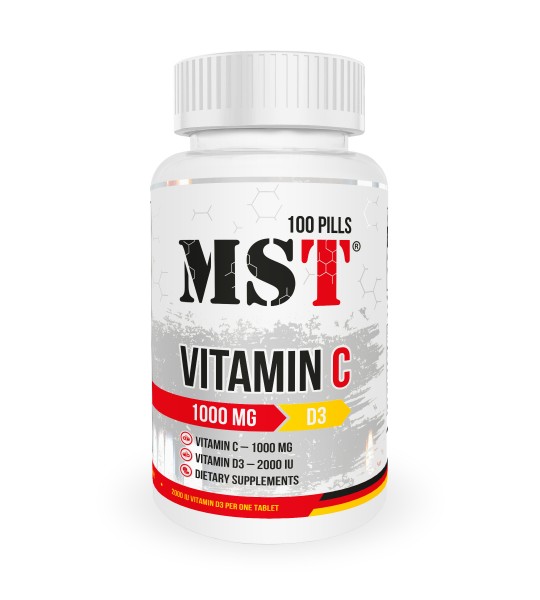 MST Vitamin C + D3 100 табл