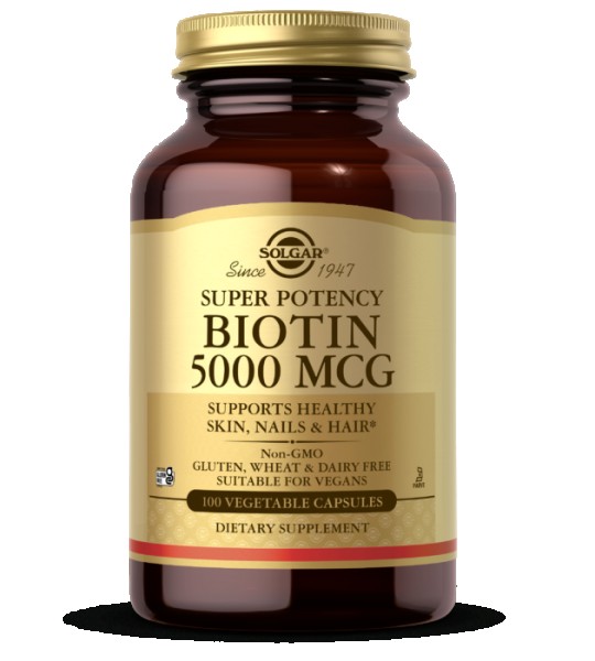 Solgar Biotin 5000 мкг 100 капс
