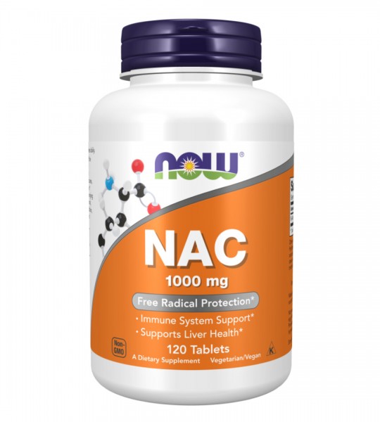 NOW NAC 1000 мг 120 табл