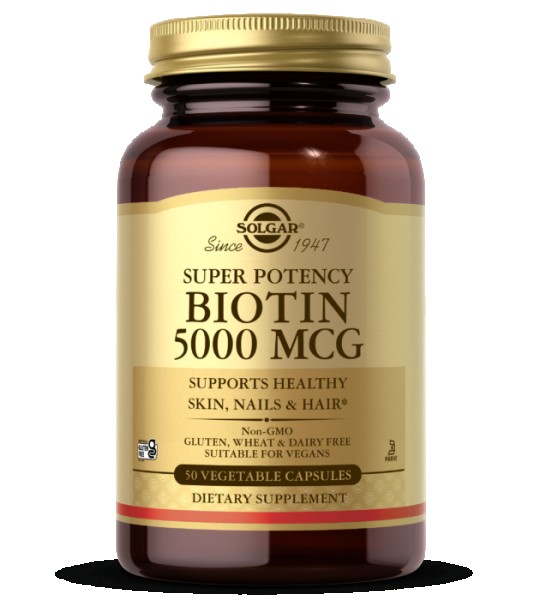 Solgar Biotin 5000 мкг Veg Caps 50 капс
