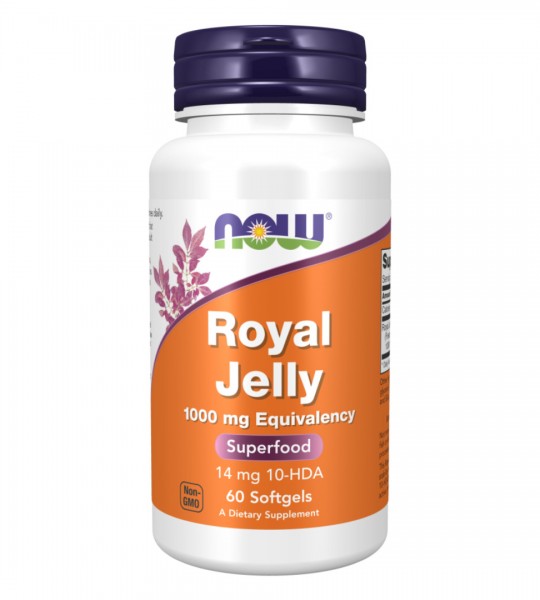 NOW Royal Jelly 1000 мг 60 капс