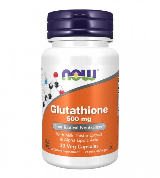 NOW Glutathione 500 мг Veg Caps 30 капс