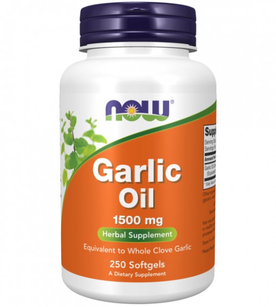 NOW Garlic Oil 1500 мг 250 капс
