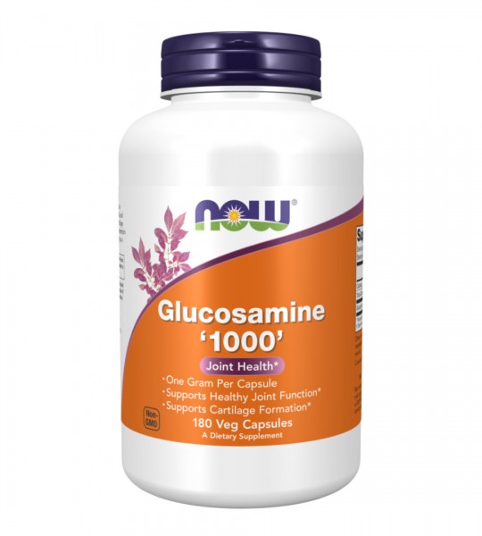 NOW Glucosamine 1000 мг Veg Capsules 180 капс