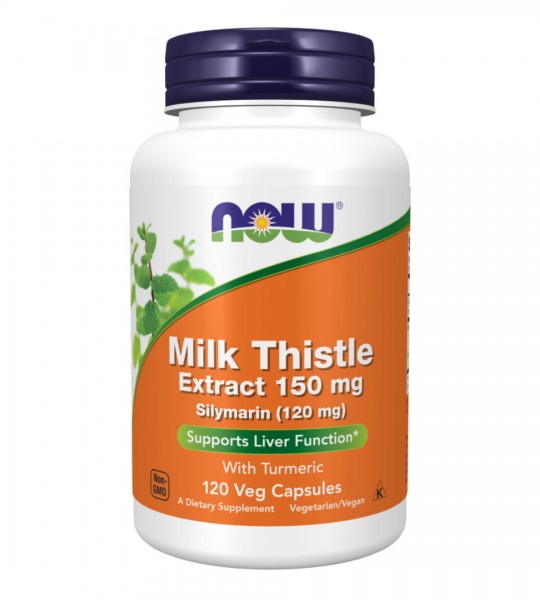NOW Milk Thistle Extract 150 mg Veg Caps (120 капс)
