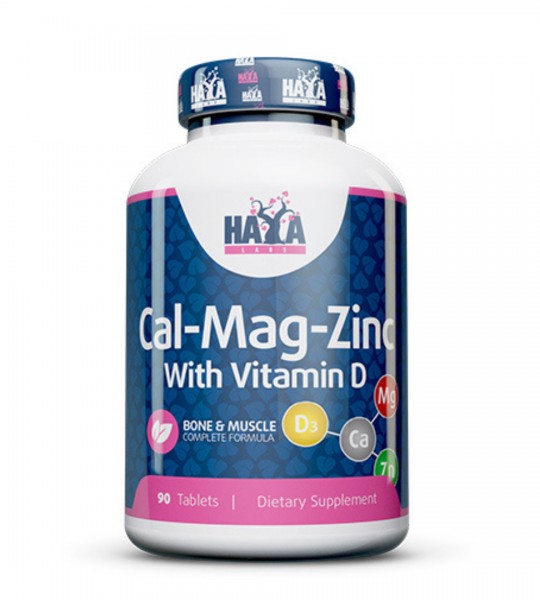 Haya Labs Cal-Mag-Zinc With Vitamin D 90 табл